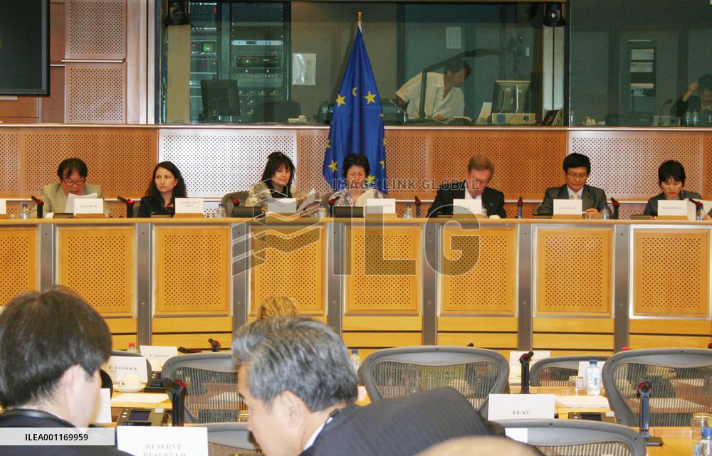 Kin of N. Korean abduction victim testifies at EU rights panel