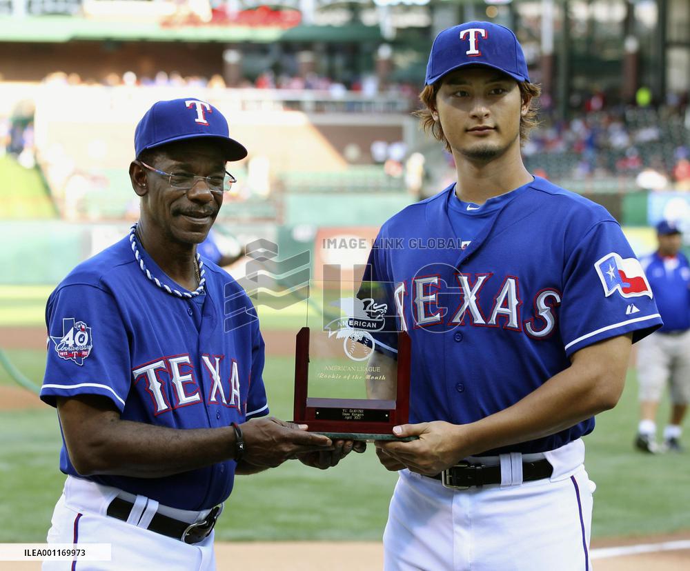 Darvish wins monthly award