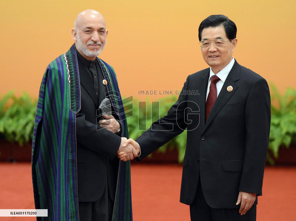 Karzai in Beijing