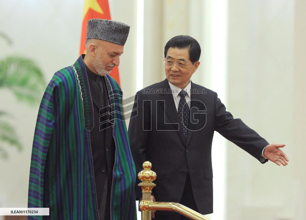 Karzai in Beijing