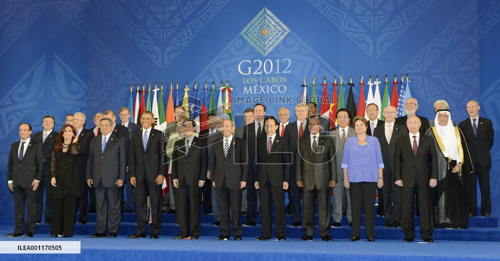 G-20 leaders in Mexico