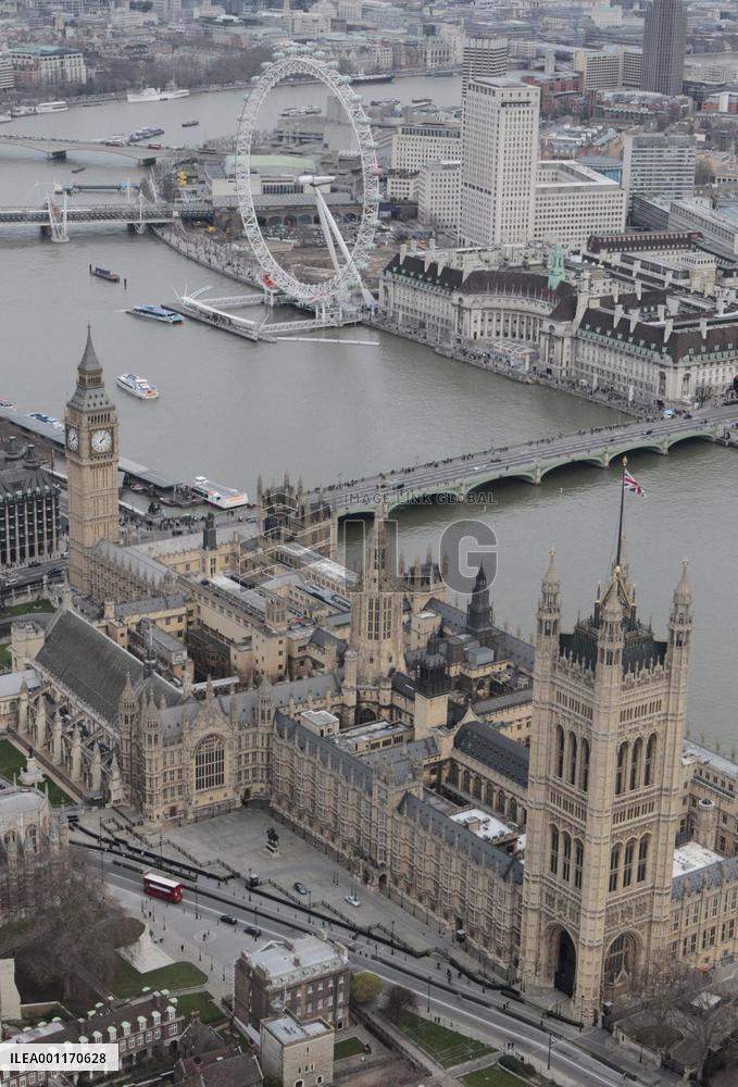 Houses of Parliament, London Eye