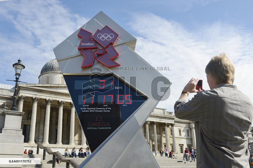 A month before London Olympics