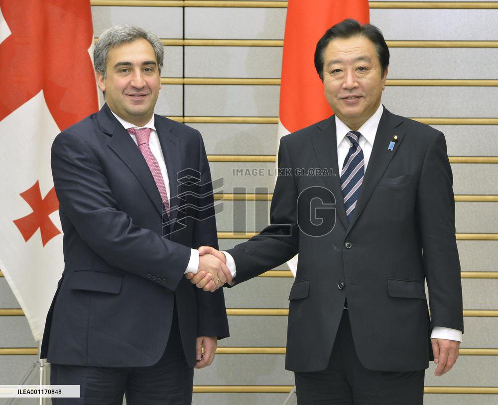 Japan, Georgia agree to bolster economic ties