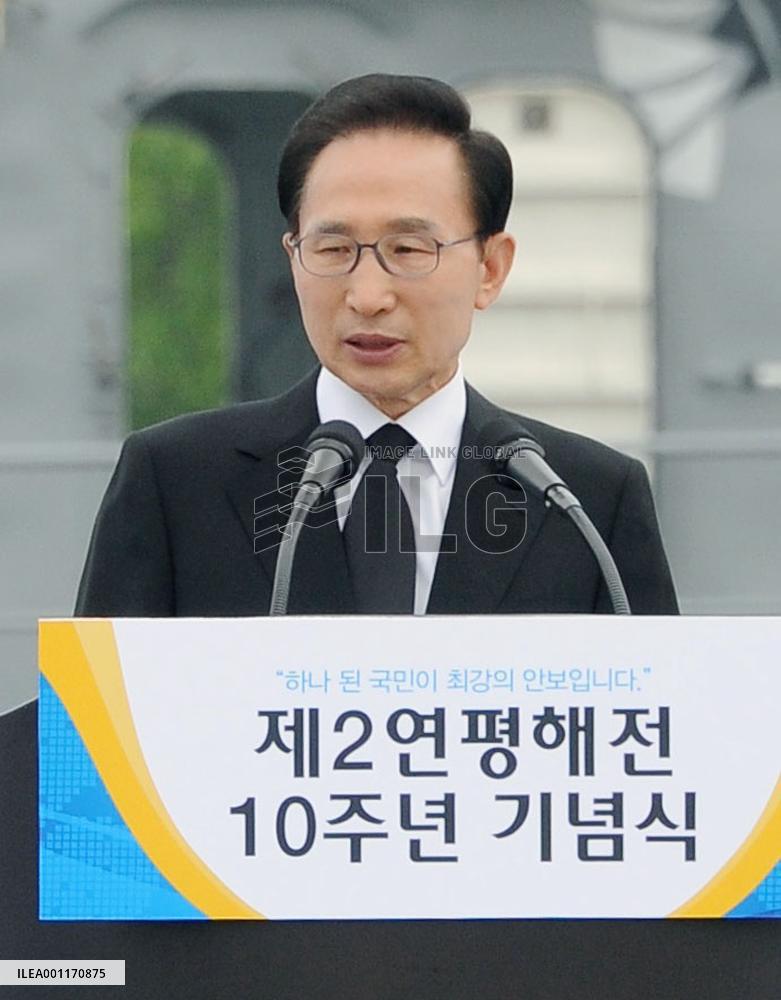 Lee urges North to halt provocations