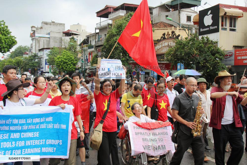 Anti-China demonstration in Vietnam