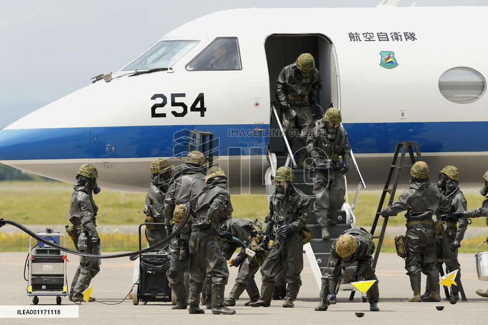 Joint air exercise at Hokkaido base