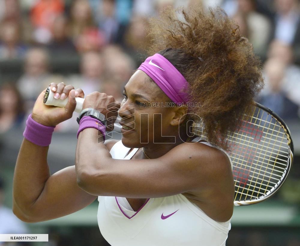 Serena Williams wins women's singles at Wimbledon