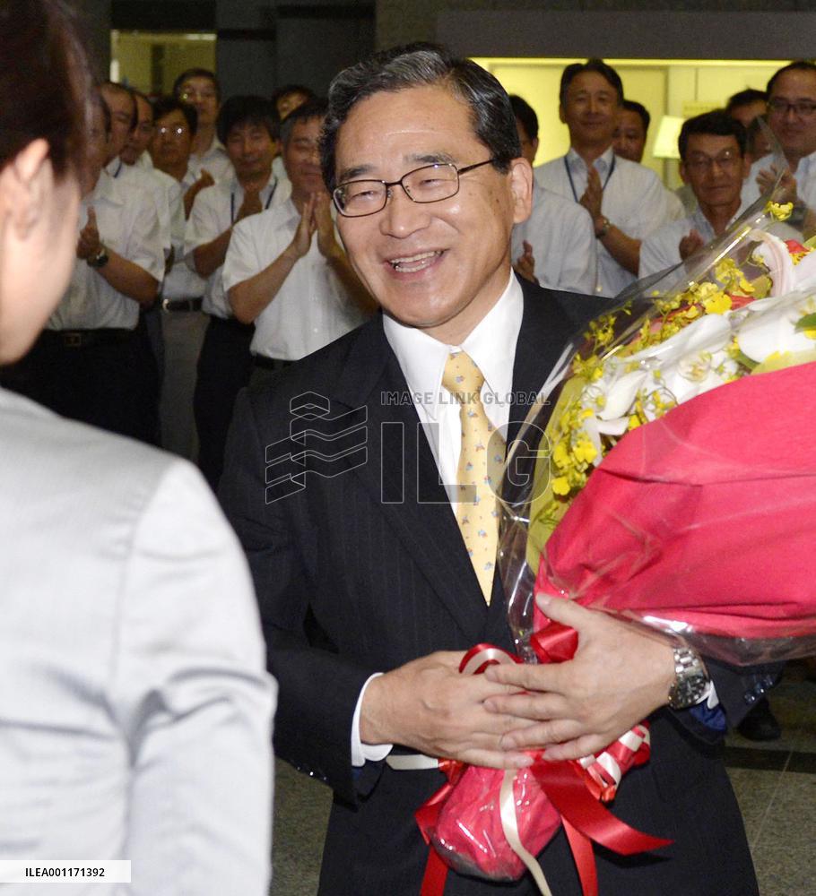 Kagoshima governor wins 3rd term