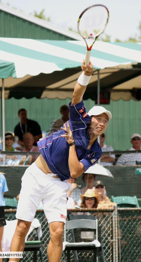 Nishikori at Hall of Fame C'ships