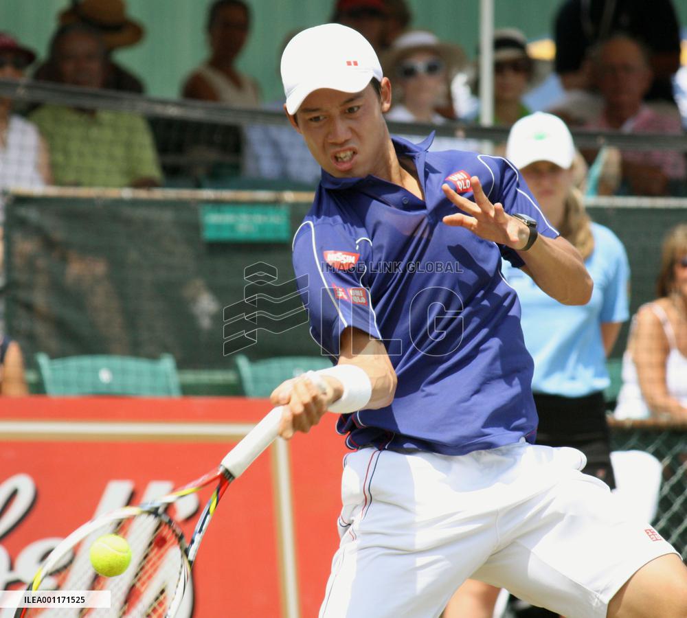 Nishikori at Hall of Fame C'ships