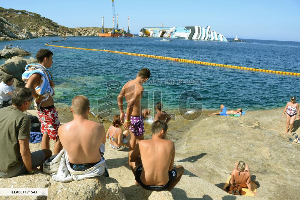 Costa Concordia 6 months after accident