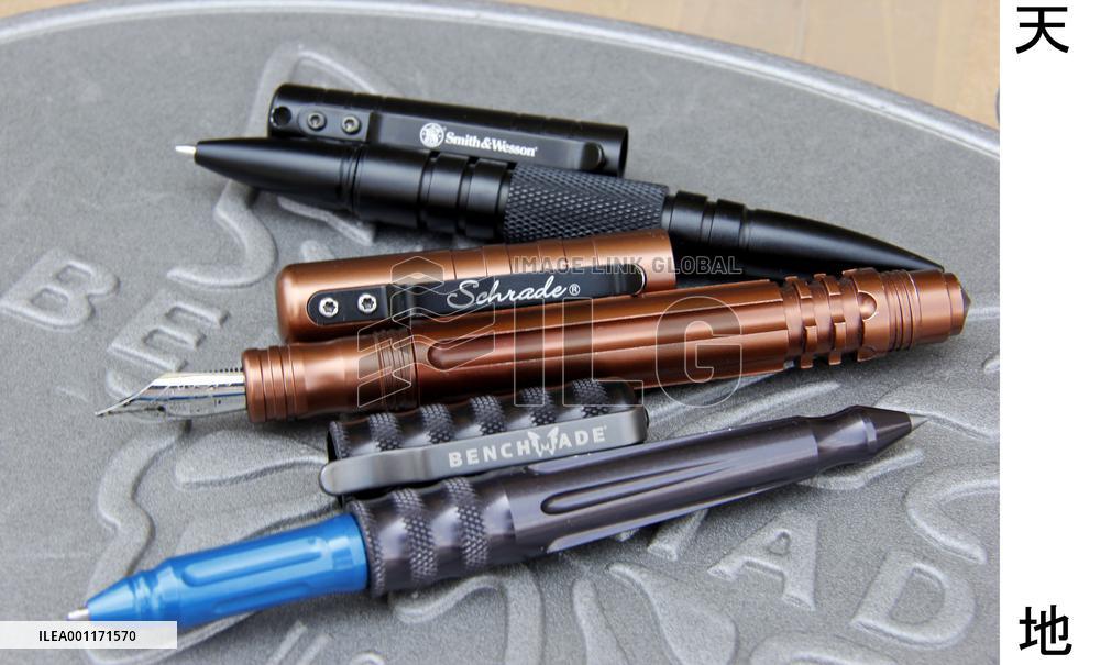 Pens categorized as weapons held at warehouse