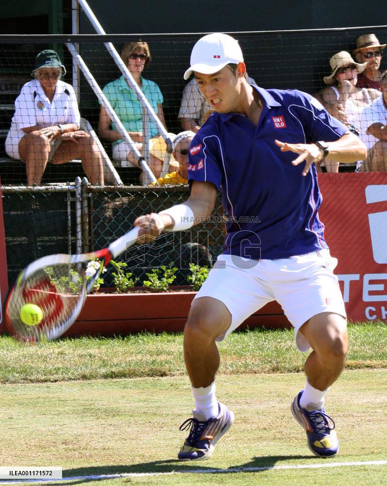 Nishikori loses at Hall of Fame C'ships