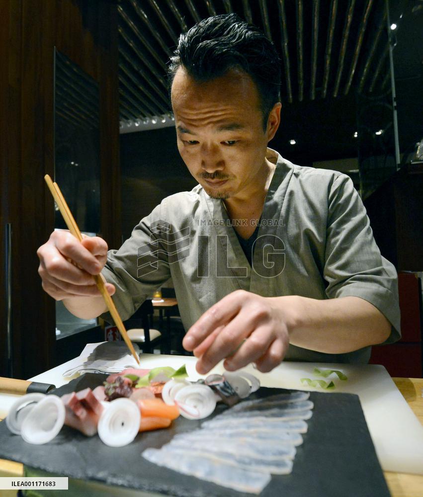 Japanese chef in Britain