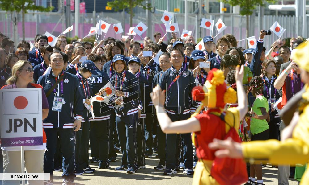 Japanese athletes in London