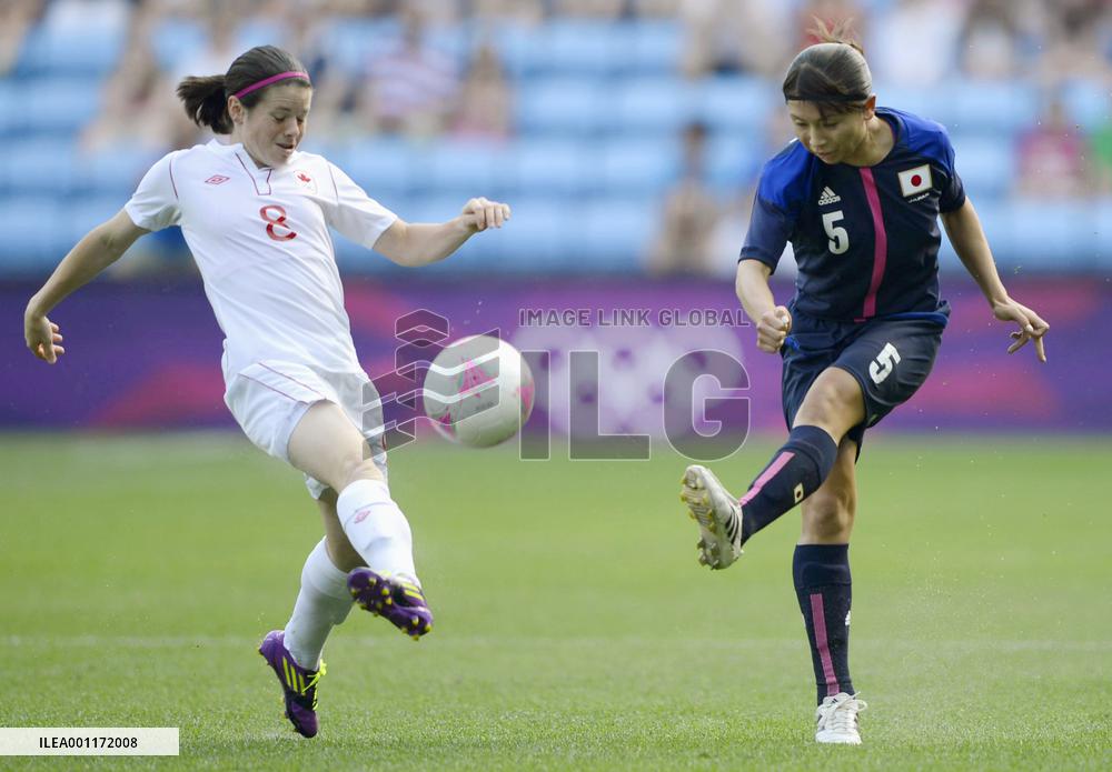 Japan beat Canada in Olympic women's soccer opener
