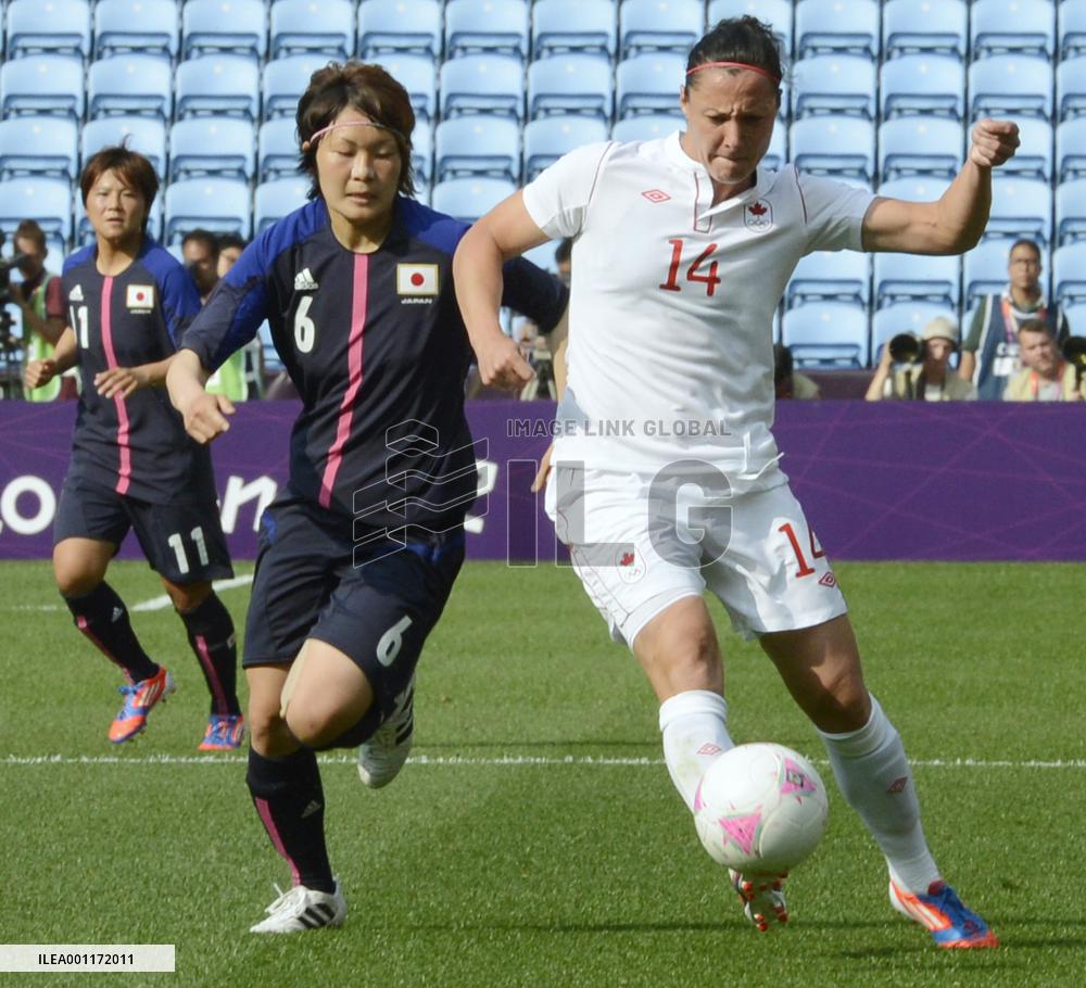 Japan beat Canada in Olympic women's soccer opener