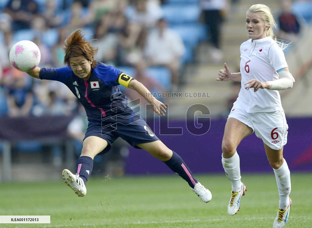 Japan beat Canada in Olympic women's soccer opener