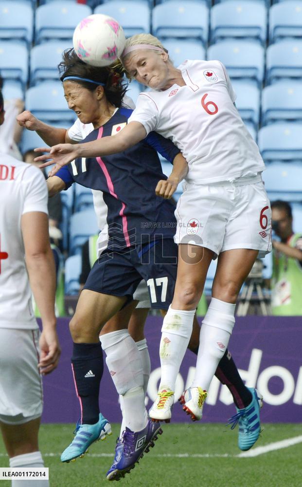 Japan beat Canada in Olympic women's soccer opener