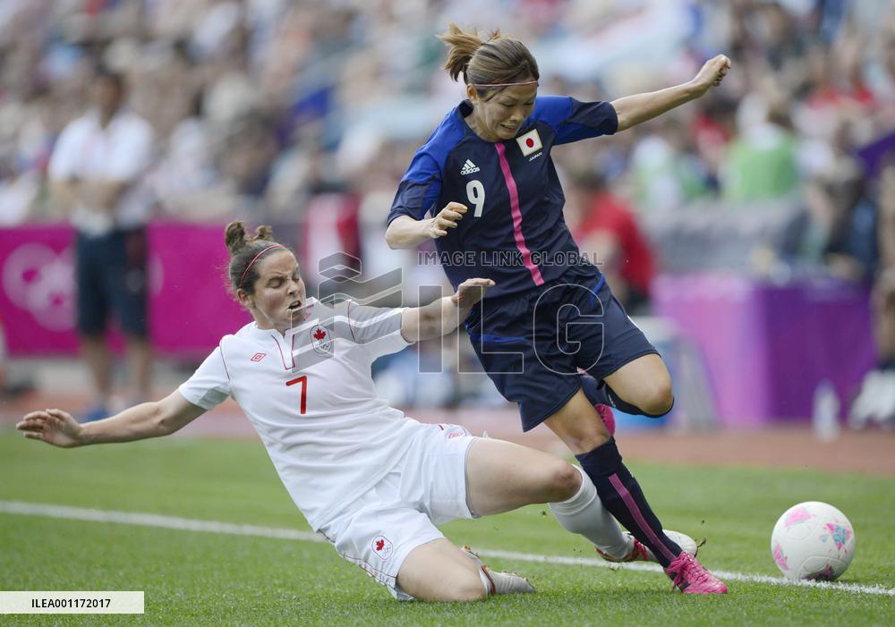 Japan beat Canada in Olympic women's soccer opener