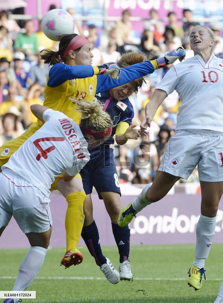 Japan beat Canada in Olympic women's soccer opener