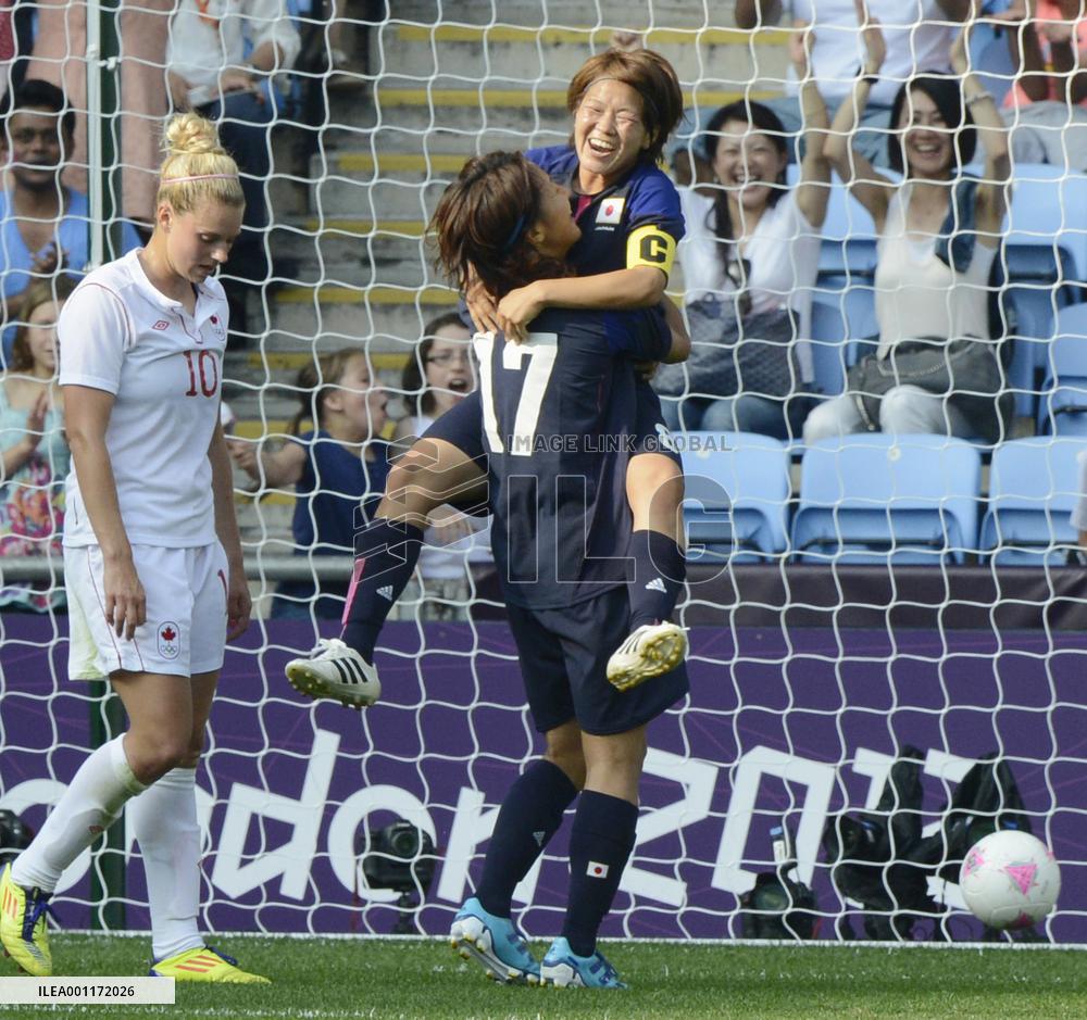 Japan beat Canada in Olympic women's soccer opener