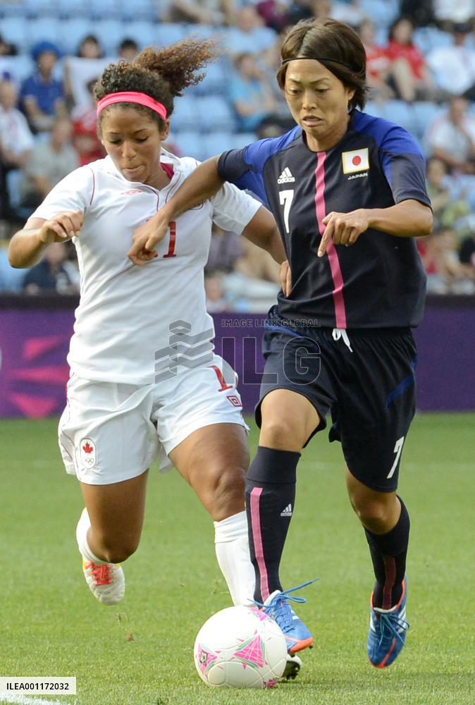 Japan beat Canada in Olympic women's soccer opener