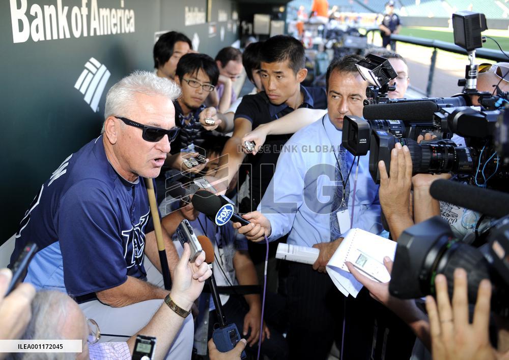 Tampa Bay Rays remove Matsui from 40-man roster