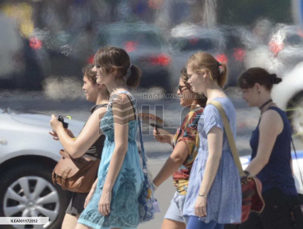 Hot spell in Japan