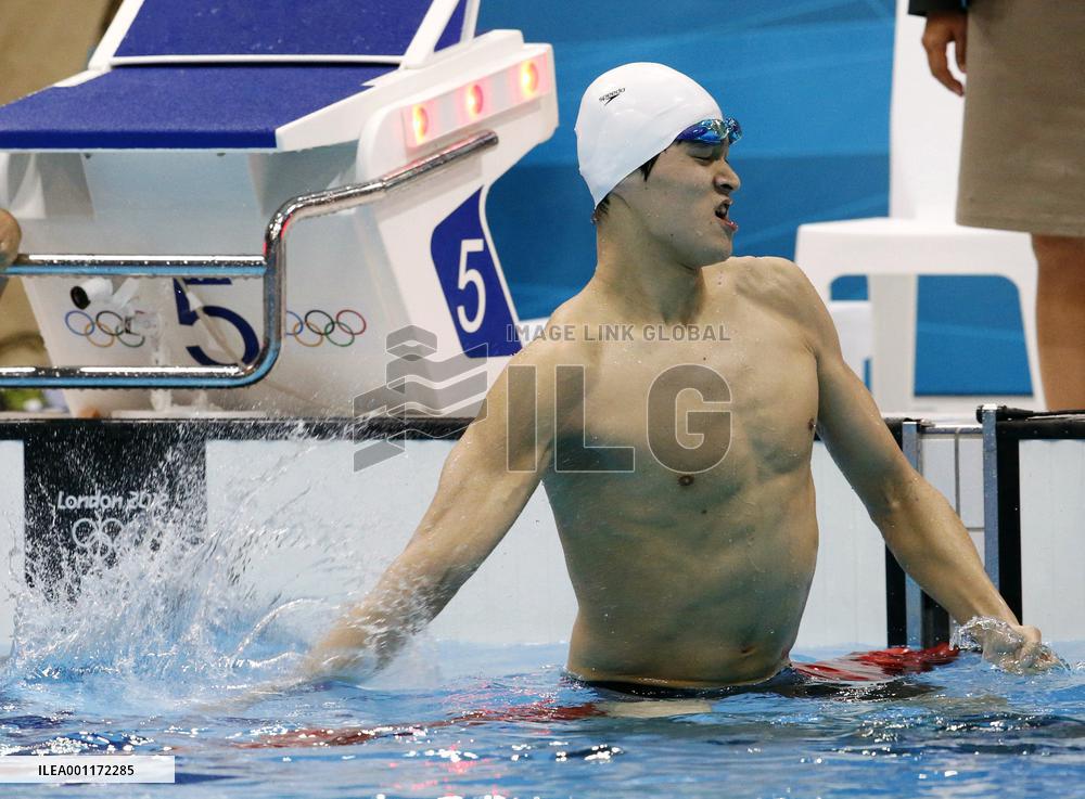 Sun wins gold in men's 400m freestyle
