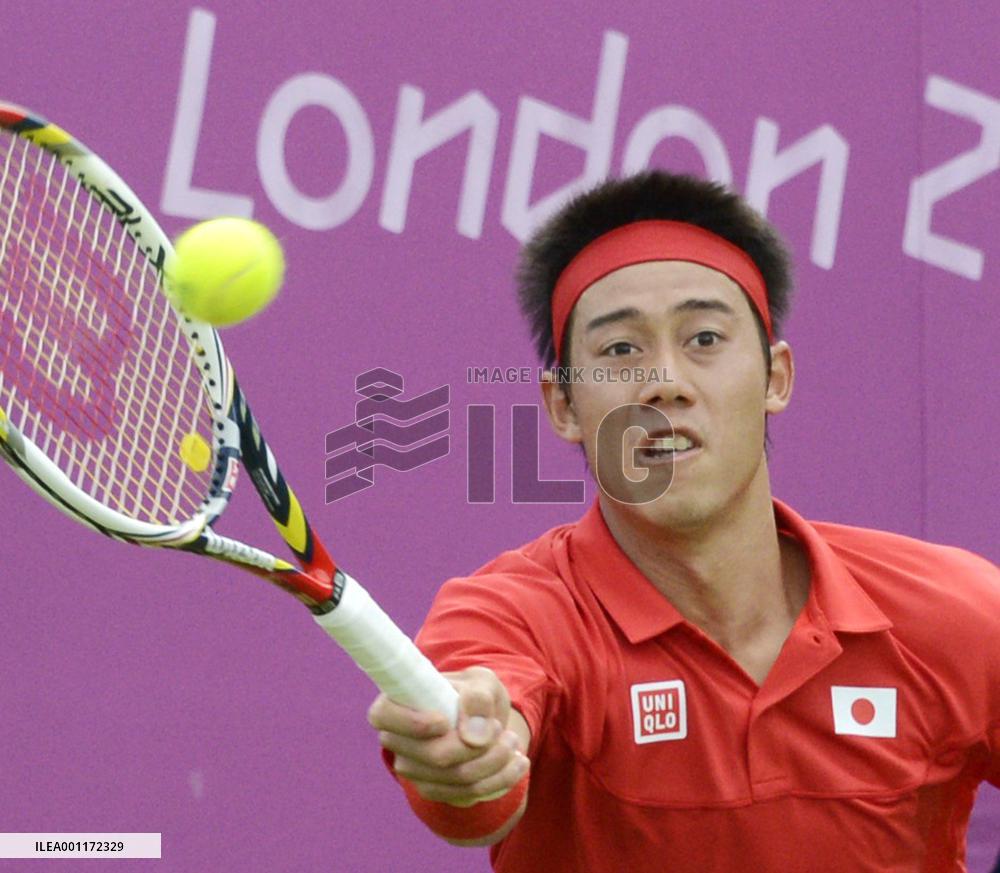 Nishikori moves into Olympic 2nd round
