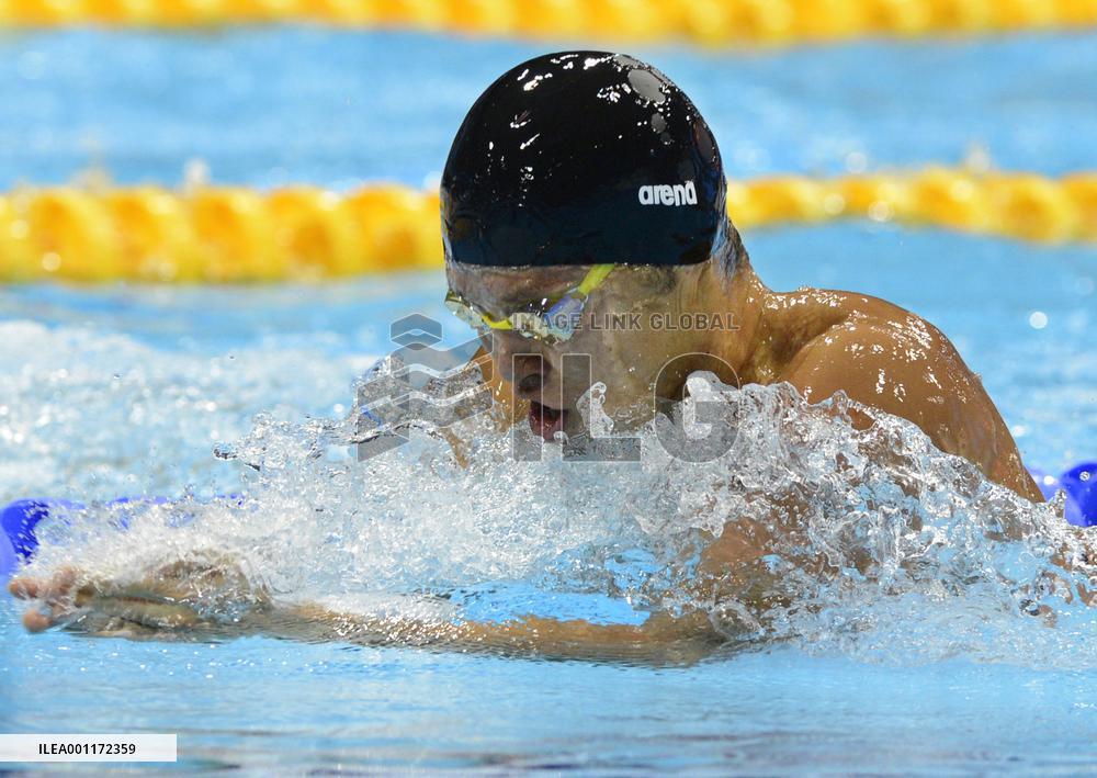 Kitajima 5th in Olympic 100m breaststroke final
