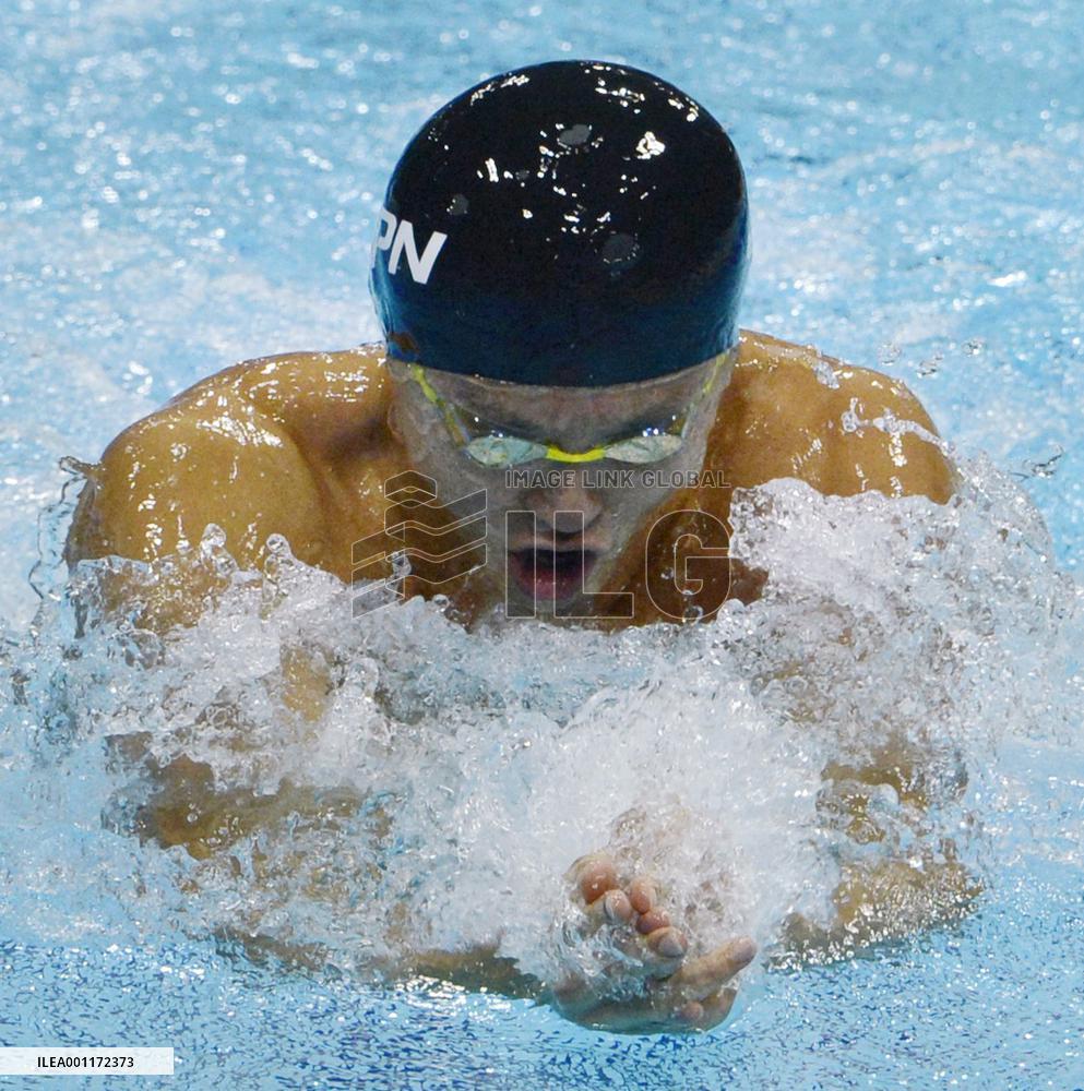 Kitajima 5th in Olympic 100m breaststroke final