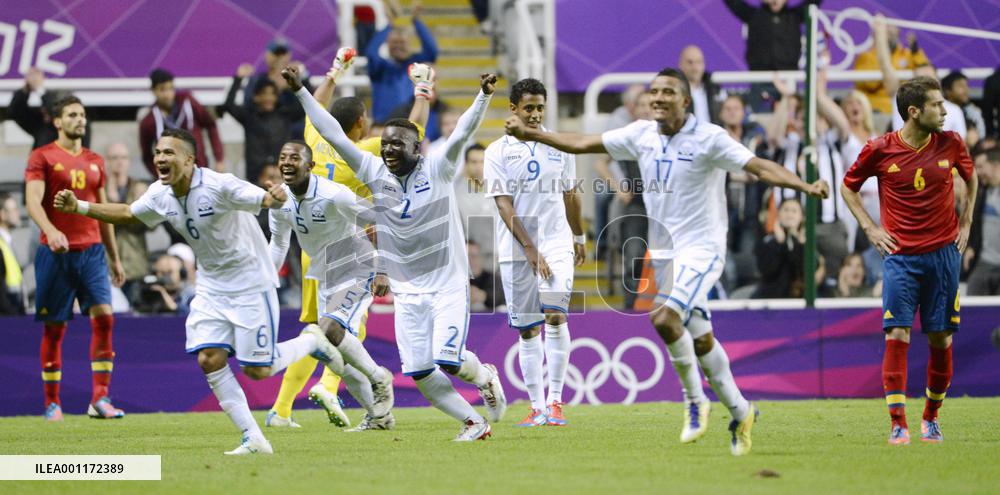 Honduras beat Spain in Olympic soccer