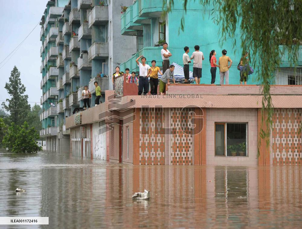 Flooding in N. Korea