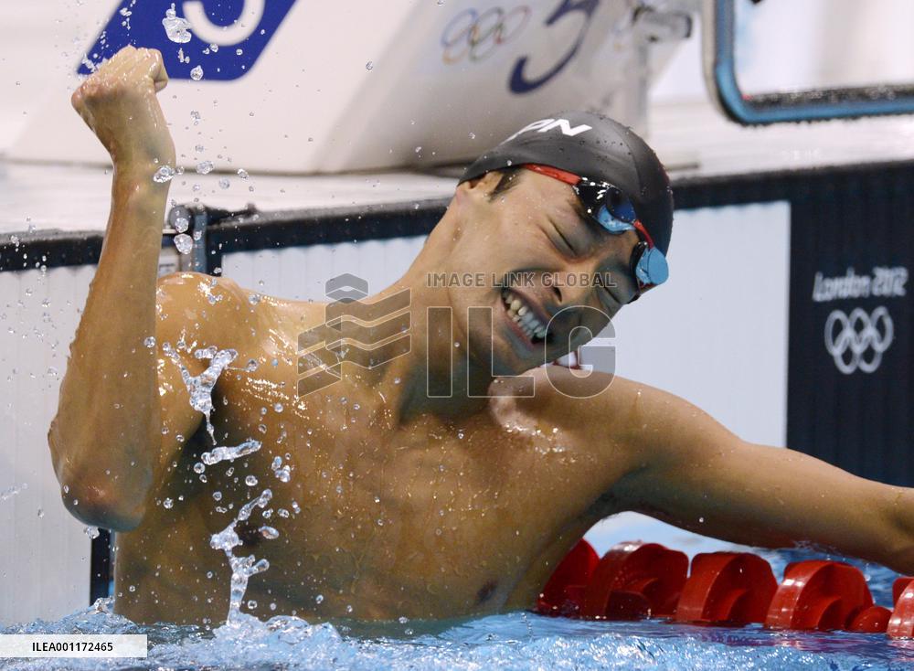 Irie wins bronze in Olympic men's 100m backstroke
