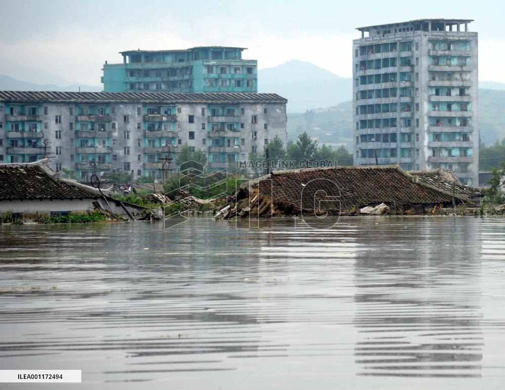 Flooding in N. Korea