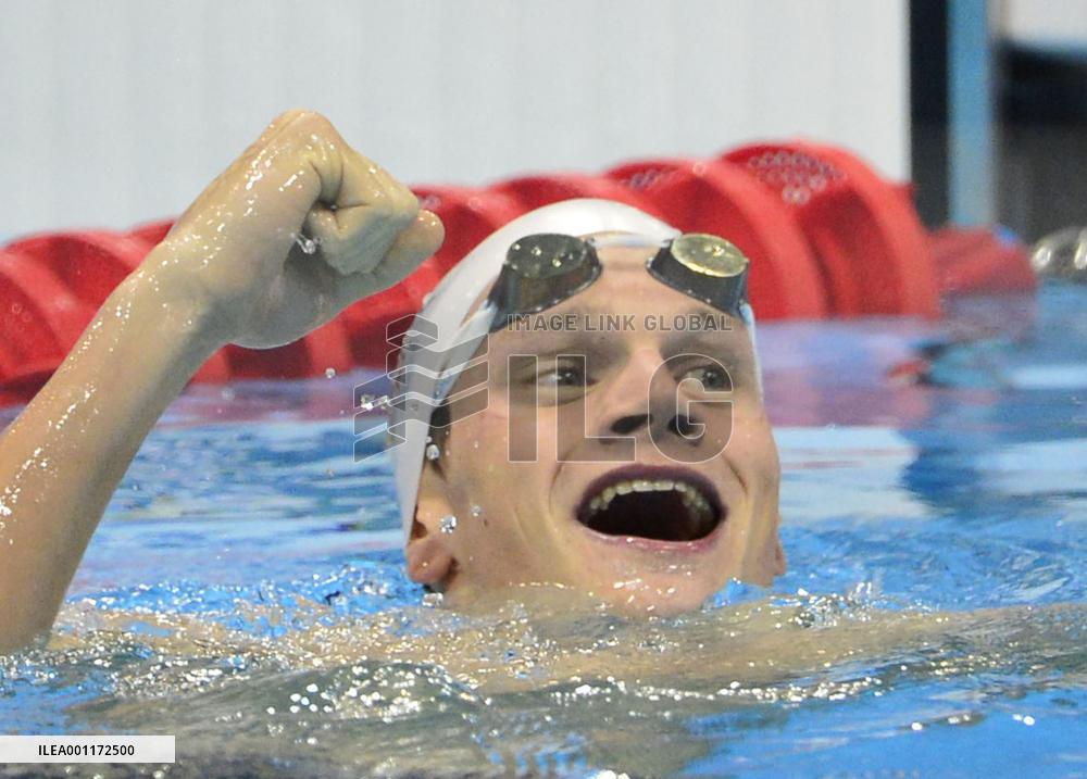 France's Agnel wins Olympic men's 200-meter freestyle