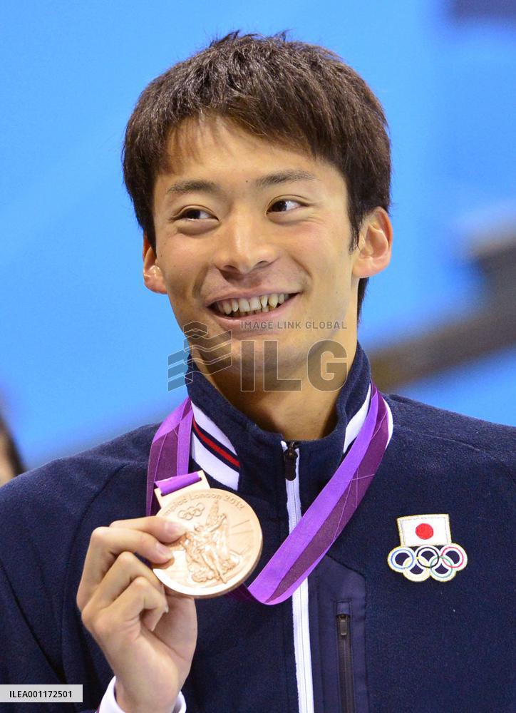 Irie wins bronze in Olympic men's 100-meter backstroke