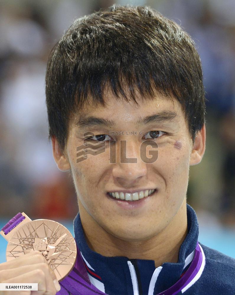 Matsuda wins bronze in men's 200m butterfly