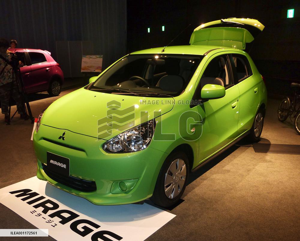 Mitsubishi Motors' new Mirage small car