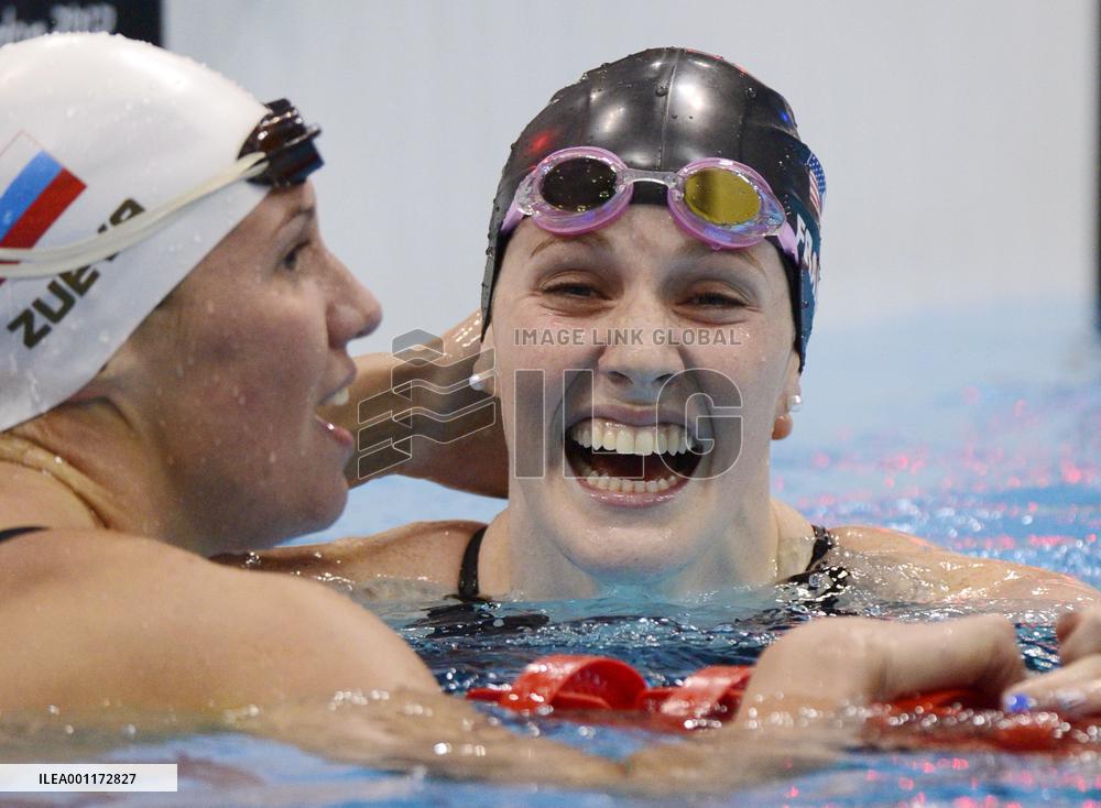 Franklin wins gold in women's 200m backstroke
