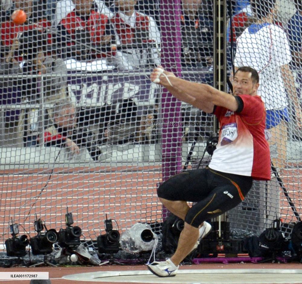 Murofushi wins bronze in Olympic hammer throw