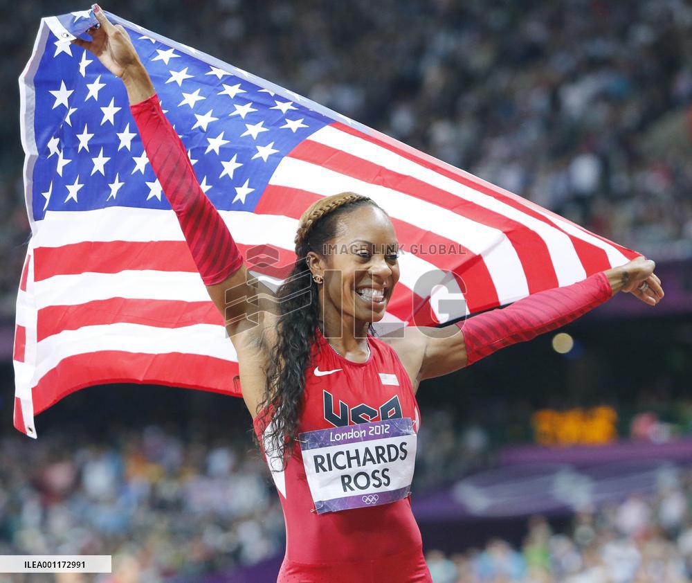 Richards-Ross wins gold in Olympic women's 400 meters