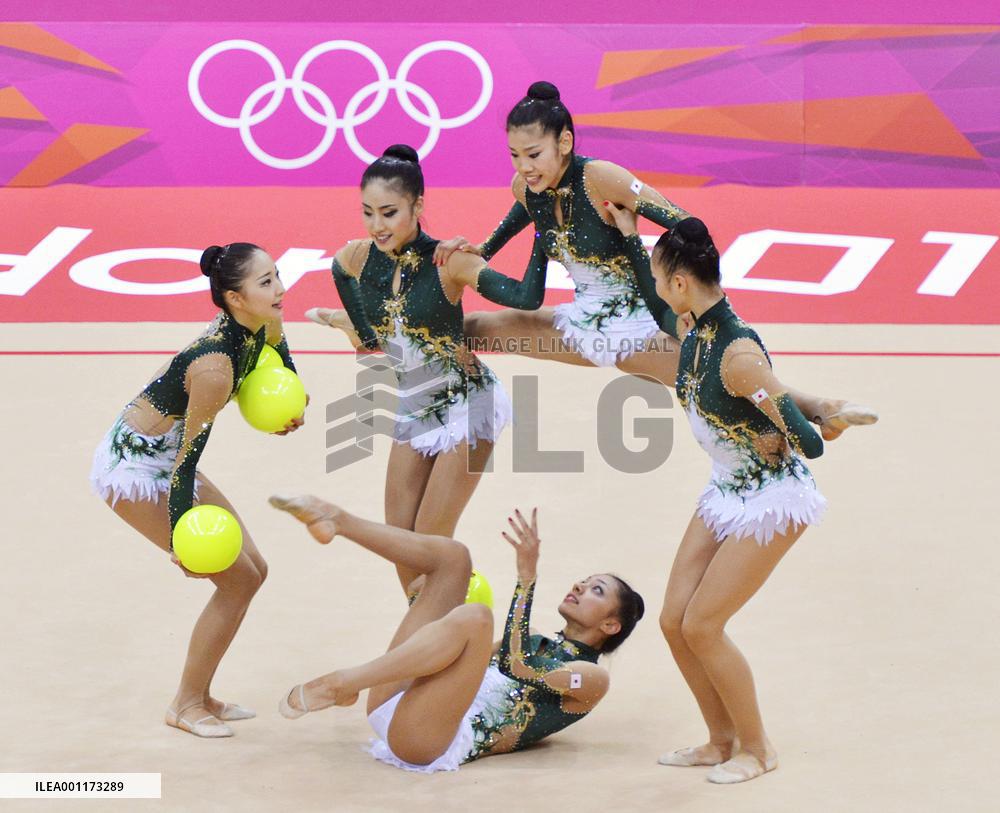 Japan 7th halfway through rhythmic gymnastics qualifying