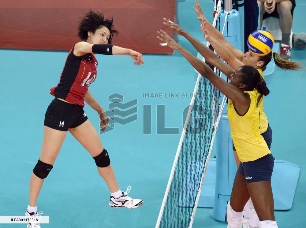 Japan humbled by Brazil in women's volleyball semis