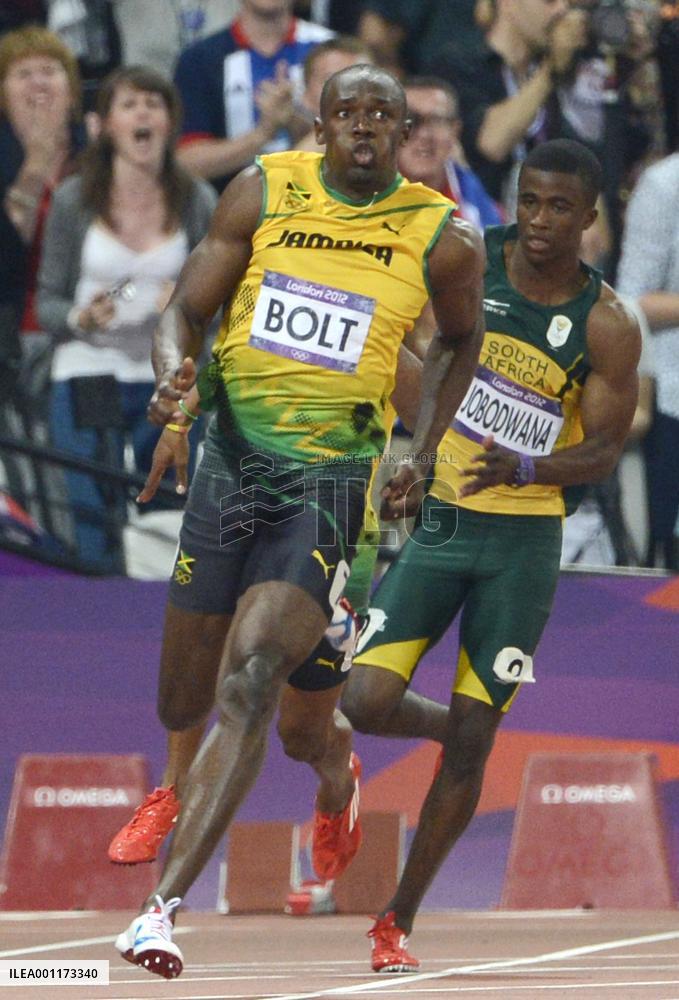 Bolt wins men's 200 meters