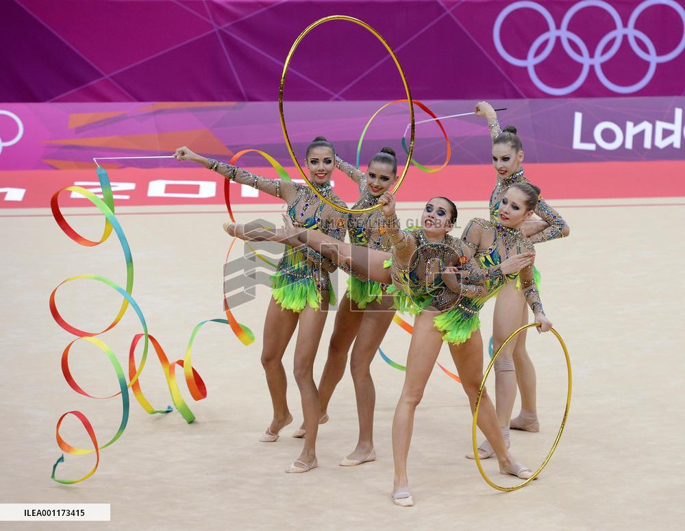 Russia advances to rhythmic gymnastics group final