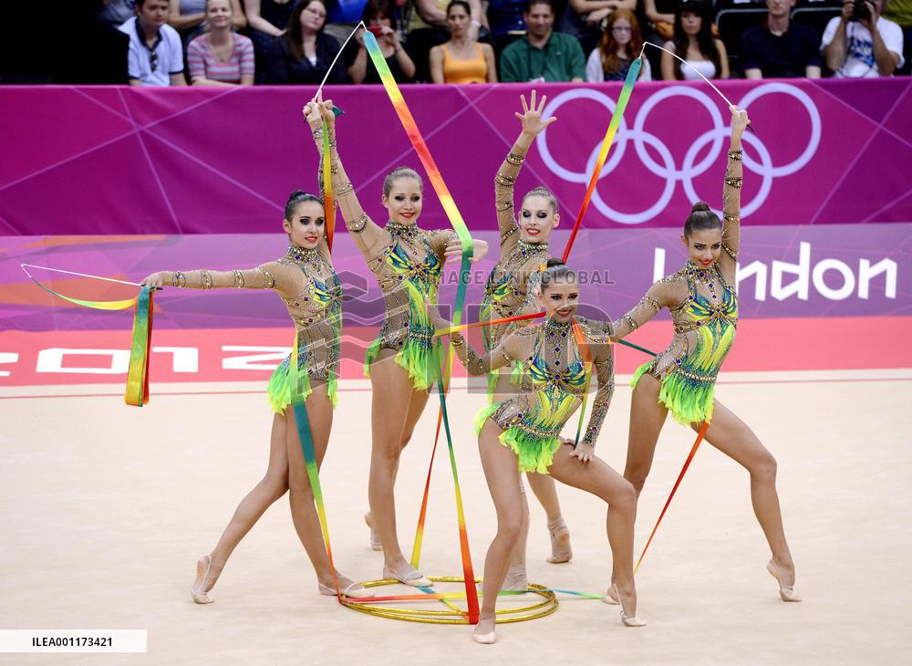 Russia advances to rhythmic gymnastics group final